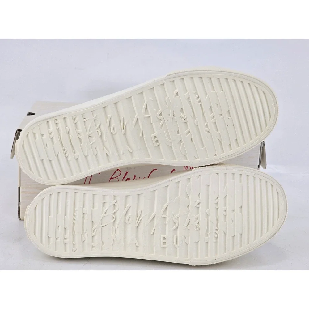 Blowfish V Sadie 1-K Kids Sneakers Size 3 White Canvas Daisy Floral - New